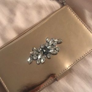 NWT Gold Purse/Clutch